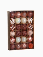 Ёлочные игрушки «Мелодия» ассорти люкс, шары новогодние, d=6 см, набор 24 шт., бело-розовый - Фото 16