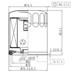 Фильтр масляный Totachi TC-1503