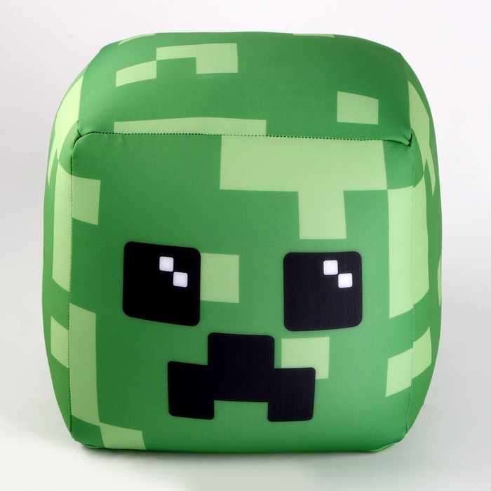 Антистресс подушка куб «Зелёный чудик» - фото 1907785825