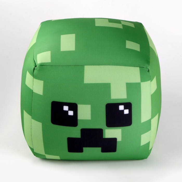 Антистресс подушка куб «Зелёный чудик» - фото 1907785828