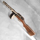 Сувенир деревянный "Пистолет-пулемет Шпагина ППШ-41" - фото 108936117