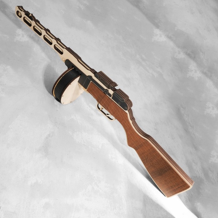 Сувенир деревянный "Пистолет-пулемет Шпагина ППШ-41" - Фото 1