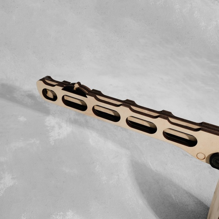 Сувенир деревянный "Пистолет-пулемет Шпагина ППШ-41" - фото 1890150925