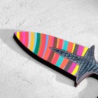 Сувенир деревянный "Тычковый нож", малый, разноцветный - фото 4088261