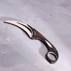 Сувенир деревянный "Нож Керамбит. Средневековье", коричневый - фото 20398012