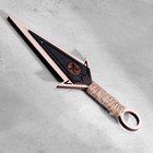Сувенир деревянный "Нож Кунай", коричневый - фото 2674184