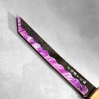 Сувенир деревянный "Нож Танто", в ножнах, фиолетовый - фото 4088312