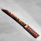 Сувенир деревянный "Нож Танто", в ножнах, оранжевый - фото 4088318