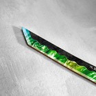 Сувенир деревянный "Нож Танто", в ножнах, зеленый - Фото 4