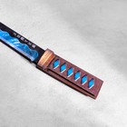 Сувенир деревянный "Нож Танто", в ножнах, синий - фото 4088336
