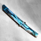 Сувенир деревянный "Нож Танто", в ножнах, синий - фото 4088353