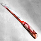Сувенир деревянный "Нож Танто", в ножнах, красное - фото 4088358