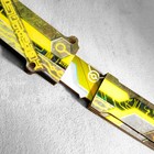 Сувенир деревянный "Нож Танто", в ножнах, желтый - фото 8626794
