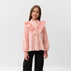 Блузка для девочки MINAKU цвет светло-розовый, рост 122 см - фото 10713148