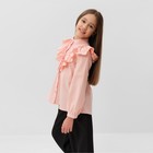 Блузка для девочки MINAKU цвет светло-розовый, рост 122 см - Фото 3