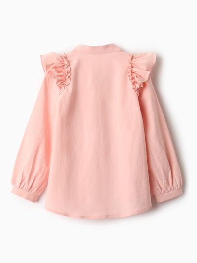 Блузка для девочки MINAKU: Cotton collection, светло-розовая, рост 152 см