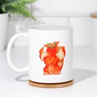 Кружка сублимация "С новым 2024 годом!", дракон оранжевый - фото 24251933