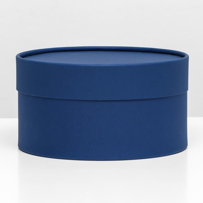 Подарочная коробка «Глубина», темно синяя, завальцованная, без окна, 18 х 10 см - Фото 1