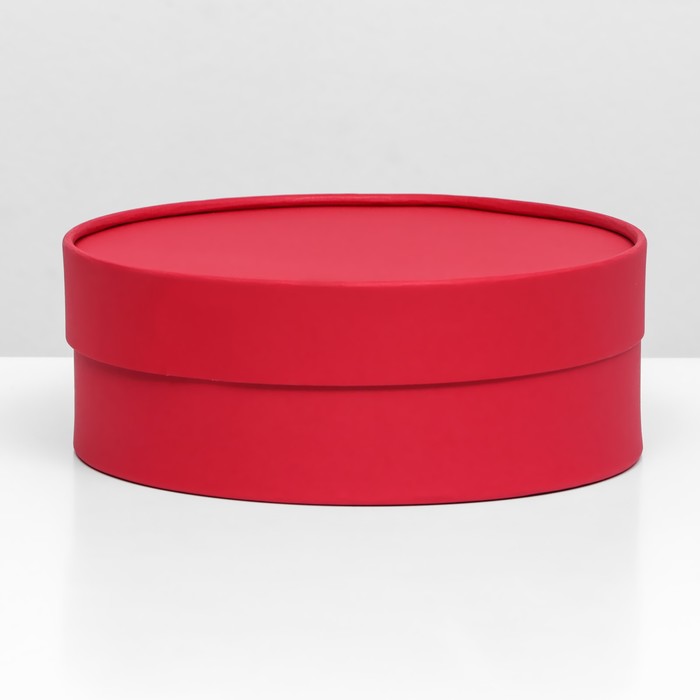 Подарочная коробка «Рубин», красная, завальцованная, без окна, 20,5 х 7 см - Фото 1
