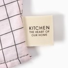 Варежка - прихватка «Этель. Клетка», 20×28 см, сатин 110 г/м² - Фото 3