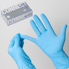 Перчатки нитриловые «Nitrile», смотровые, нестерильные, размер S, 100 шт/уп (50 пар), цвет голубой - фото 10789150