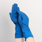 Перчатки латексные «High Risk», смотровые, нестерильные, размер L, 50 шт/уп (25 пар), цвет синий - Фото 3