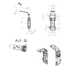 Замок-защелка на ящик ТУНДРА, 2-2, цинк, упаковка 1 шт. - Фото 6