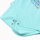 Боди для мальчика, цвет зеленый, рост 68 см - фото 22602846