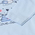 Боди для мальчика, цвет голубой, рост 86 см - фото 22673184