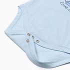 Боди для мальчика, цвет голубой, рост 86 см - фото 22673185