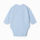 Боди для мальчика, цвет голубой, рост 86 см - фото 22673186