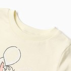 Лонгслив детский, цвет светло-бежевый, рост 68 - фото 54749872