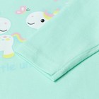 Лонгслив для девочки, рост 68 см, мятный - фото 35750754