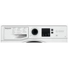 Стиральная машина Hotpoint-Ariston NSS 6015 K RU, класс А+, 1000 об/мин, 6 кг, бело-чёрная - Фото 2
