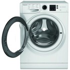 Стиральная машина Hotpoint-Ariston NSS 6015 K RU, класс А+, 1000 об/мин, 6 кг, бело-чёрная - Фото 3