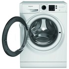 Стиральная машина Hotpoint-Ariston NSS 6015 KV RU, до 6 кг, 1000 об/мин, класс А, обработка паром, бело-чёрная - Фото 3
