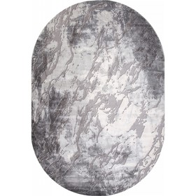 

Ковёр овальный Armina 04075G, размер 160х230 см, цвет grey / grey
