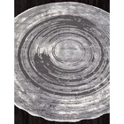Ковёр круглый Karmen Hali Safir, размер 117x117 см, цвет grey/grey - фото 303176149