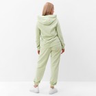 Костюм женский (толстовка, брюки), цвет нежно-зелёный, размер 54 - фото 24713174