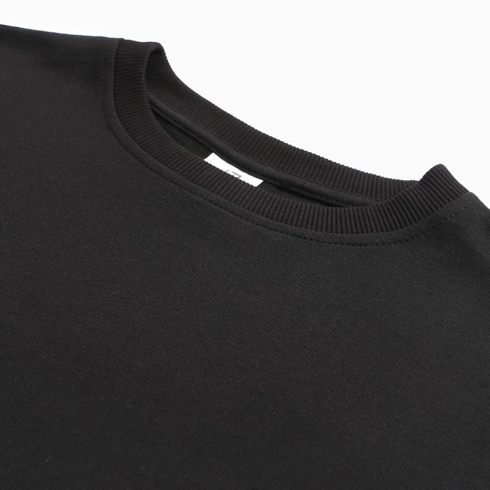 Костюм женский (свитшот/брюки), цвет чёрный, размер 50 65242