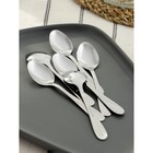 Ложка чайная из нержавеющей стали Доляна «София», длина 13.5 см, толщина 1.8 мм 9331456