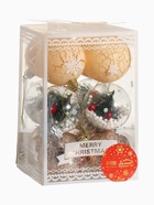 Ёлочные игрушки «Зимняя музыка», шары новогодние, d=6 см, набор 12 шт., ёлочка, золото - Фото 6