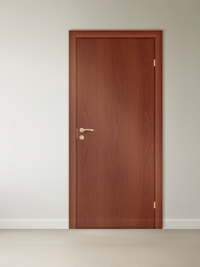 Дверное полотно ламинированное «ДГ», глухое, 2000×700 мм, цвет итальянский орех