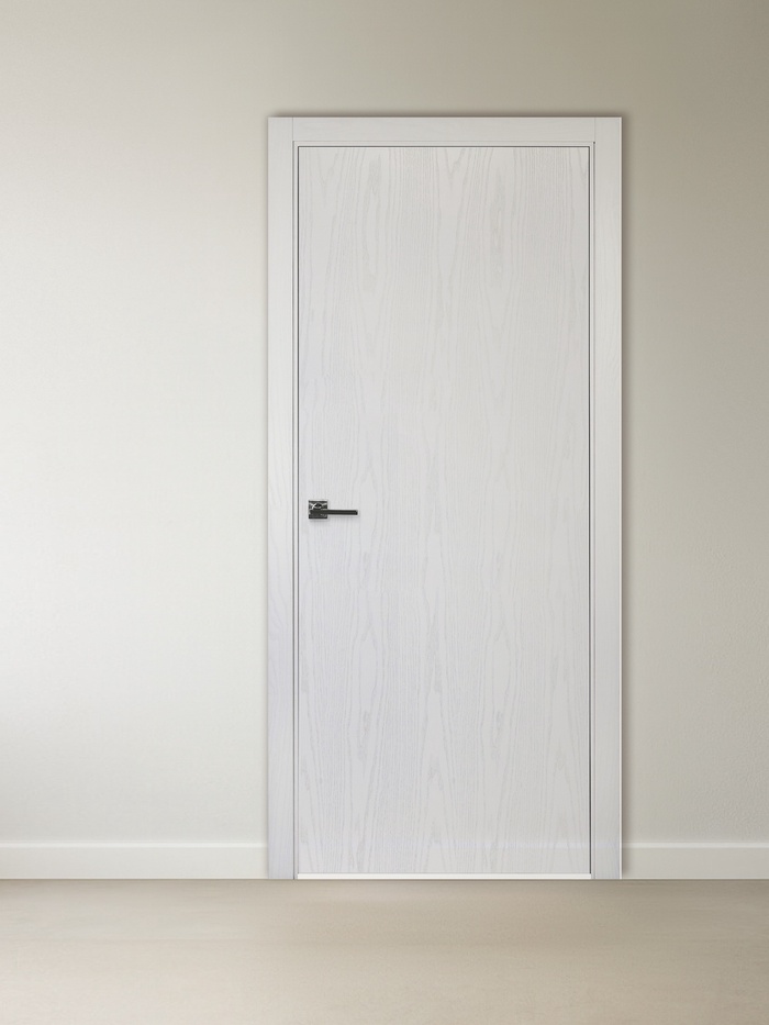 Дверное полотно ламинированное «ДГ 1», глухое, 2000×700 мм, цвет ясень арктик - Фото 1