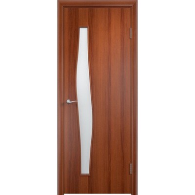 Дверное полотно ламинированное «ДО 21», со стеклом, 2000×800 мм, цвет итальянский орех