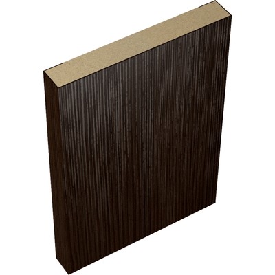 Наличник на двери, ламинированный, прямой, 2150×65×6 мм, цвет венге