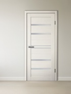 Дверь межкомнатная комплект 293, со стеклом мателюкс, 2000×700 мм, цвет ясень снежный - Фото 1