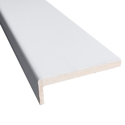 Наличник на двери, 2140×80×10 мм, эмаль, цвет белый