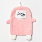 Полотенце для рук LoveLife "Пингвин", цв. розовый, 25х21 см, 100% пэ, микрофибра 280 г/м2 - фото 110941597