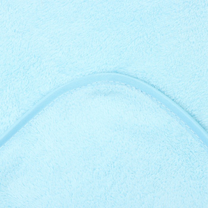 Полотенце-уголок LoveLife "Дружок", цв. голубой, 80х80 см, 100% пэ, микрофибра 280 г/м2 - фото 1909248588